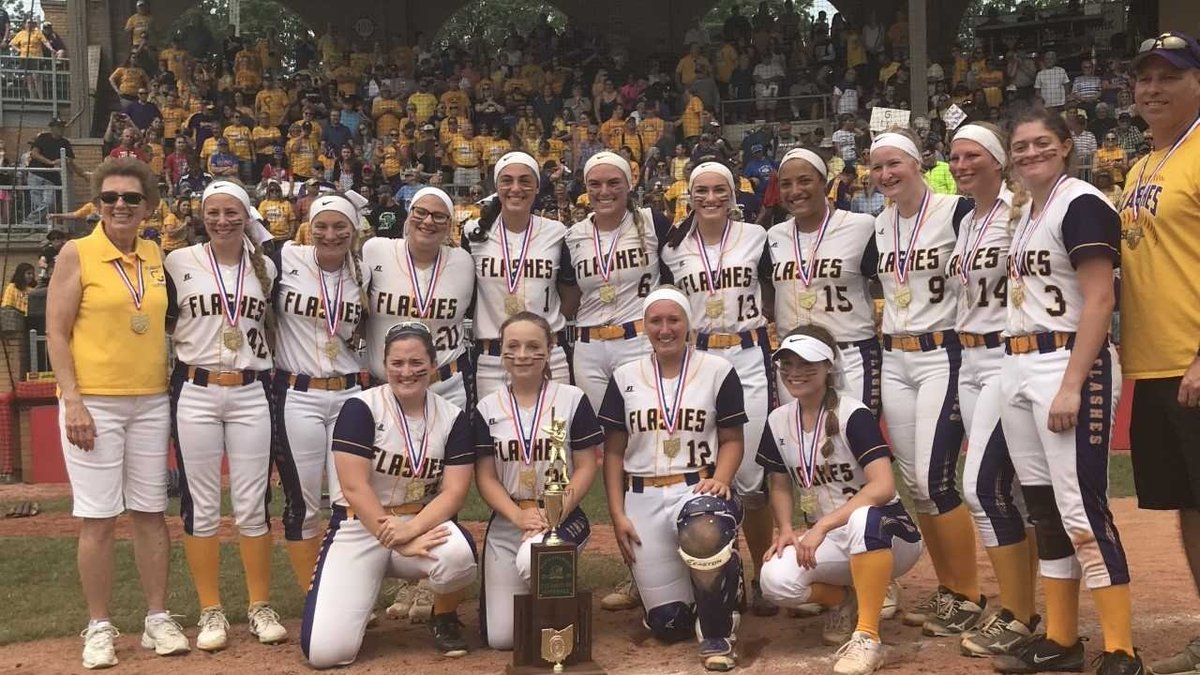 WKBNSports's tweet photo. 3-peat complete! Champion Softball wins third consecutive state title https://t.co/5jVqbQdOa4 https://t.co/dz4mMAi9Wo