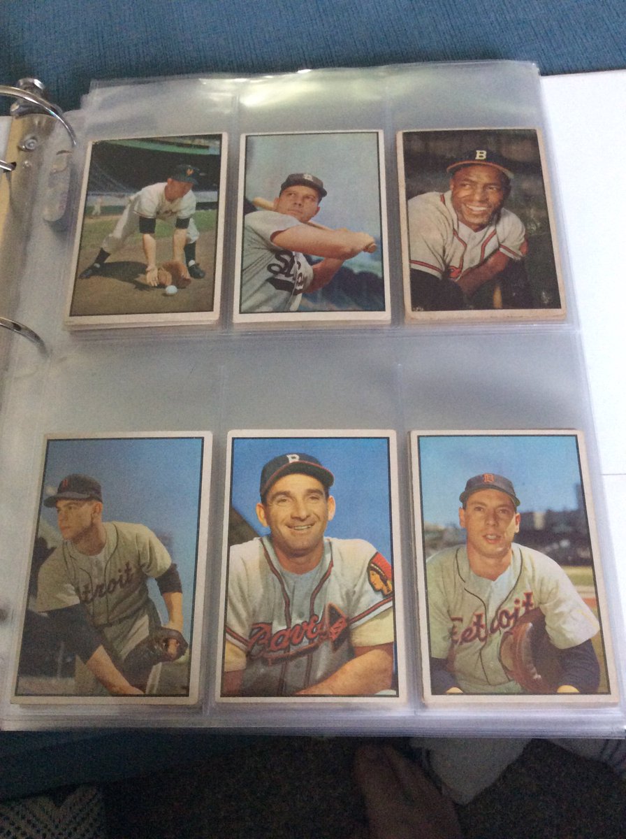 delspacefranco's tweet photo. Ladies and gentlemen, welcome HoFer #NellieFox to the #53BowmanColor binder. Really pleased with how this is coming together. Thanks to @_ChuckMCPherson for the #mailday https://t.co/0L7GnIJaEu