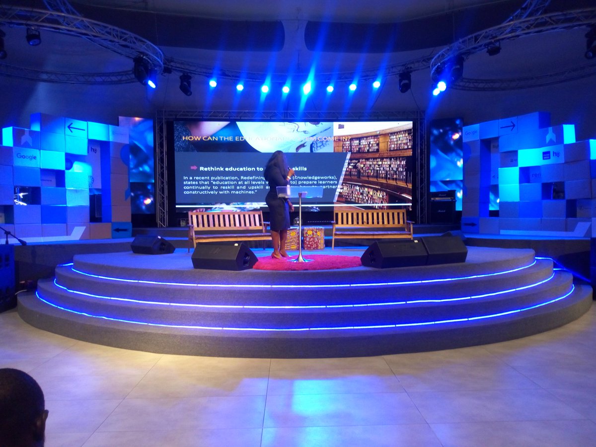 mciunigeria's tweet photo. Now speaking on the future of work at the Techpoint Inspired 2019, @hailanny, the Executive Director, Marketing and Strategy of Michael and Cecilia Ibru University. #TechpointInspired #MCIUatTechPointInspired #TechpointInspired2019 https://t.co/9WVarwk967
