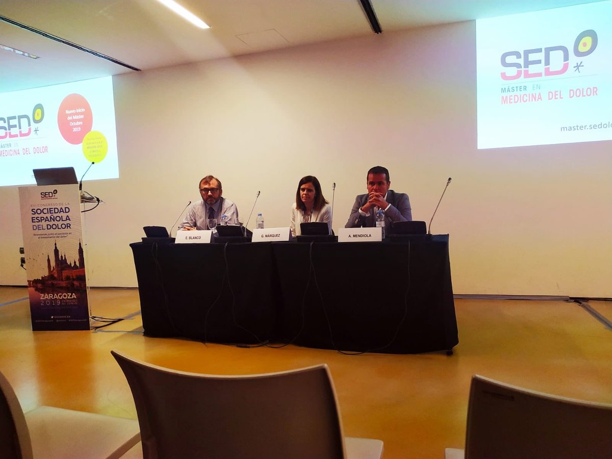 Congreso SED (@congresosed) on Twitter photo Éxito de la mesa del GTSED de Dolor en el anciano: Criterios de intervencionismo en el anciano, moderada por <a href="/EmilioTarrio/">Emilio Blanco</a> y con la participación de <a href="/DraMarquezG/">Dra. Gemma Marquez G</a> y Agustín Mendiola. Gracias! #SEDZaragoza19 Éxito de la mesa del GTSED de Dolor en el anciano: Criterios de intervencionismo en el anciano, moderada por <a href="/EmilioTarrio/">Emilio Blanco</a> y con la participación de <a href="/DraMarquezG/">Dra. Gemma Marquez G</a> y Agustín Mendiola. Gracias! #SEDZaragoza19