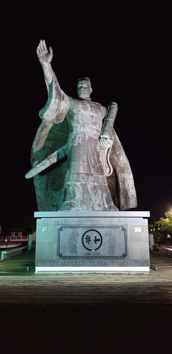 ChaiDennis's tweet photo. Malaysia - China Friendship Park, Kuching, Sarawak : Admiral Cheng Ho statue..!! https://t.co/jTapTWwYgg