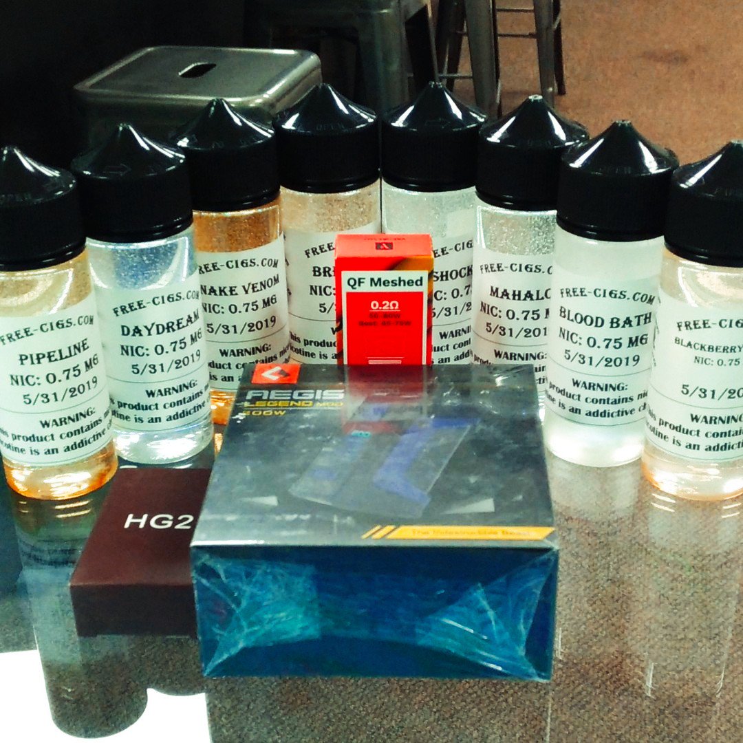 freecigsnorth's tweet photo. 🔥🔥🔥THIS IS HOW YOU DO THE JUICE SALE!!!🔥🔥🔥

Good news, it continues Saturday with 15% off all juice purchases. Snag a bottle of our newest Riddler DayDream &amp; don't forget the CBD!

#EJuice | #Vape | #VapeOn | #VapeShop | #FreeCigs | #Mundelein https://t.co/9csC3qLPyb