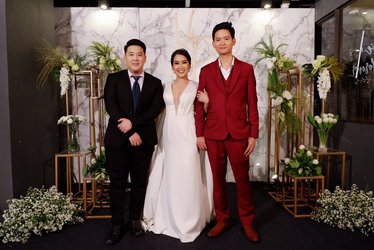 greattheflute's tweet image. มีความสุขกับชีวิตคู่ตลอดไปนะ รักมากๆ💍 #ViPWedding #TheJourneyBegin