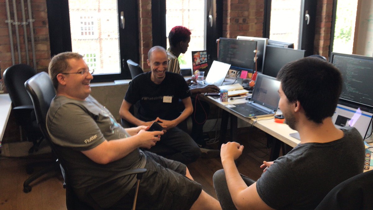 Flutter Hackathon 19 in London... so great.