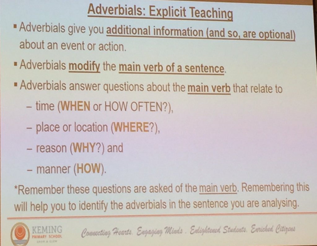 jtweetertan's tweet photo. Grammar is not just about tense and verb firm. It’s really a meaning-making resource that helps pupil to develop their writing. This example shows how writing can be taught hand in hand with grammar as it requires pupils to put in details in their piece of writing. #hwsPD https://t.co/ErynuN8eBg