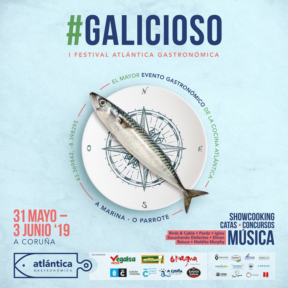 TurismoGalicia1's tweet photo. Durante todo el fin de semana cita obligada con @Atlanticagastro 
Atlántica Gastronómica A Coruña
https://t.co/eh8BKNonPi vía @turismogalicia1
#AtlánticaGastronómica #XaTocaba #Galicioso https://t.co/sj3b87uEHH