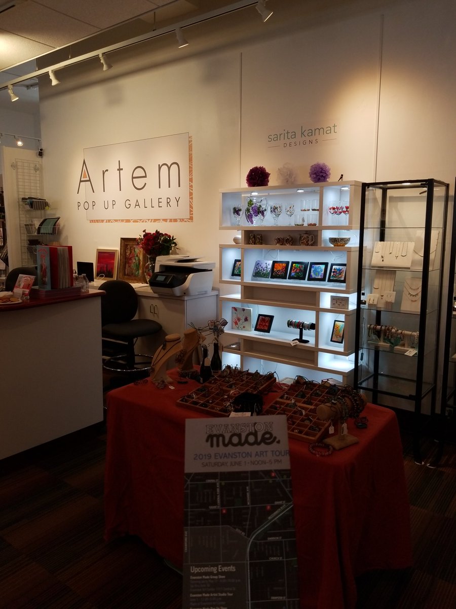 MaikesMarvels's tweet photo. #evanstonmade studio tour kicks off in under 30 minutes! Join me at #artempopupgallery from noon to 5. https://t.co/QAlMZKcKKj