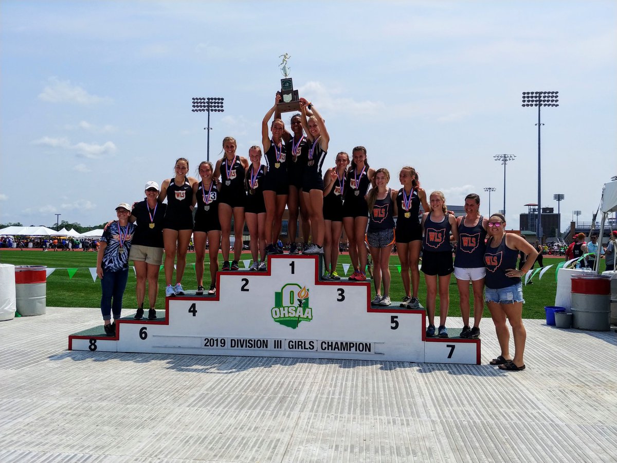 Congrats to West Liberty Salem on its first #OHSAA girls track and field state championship!