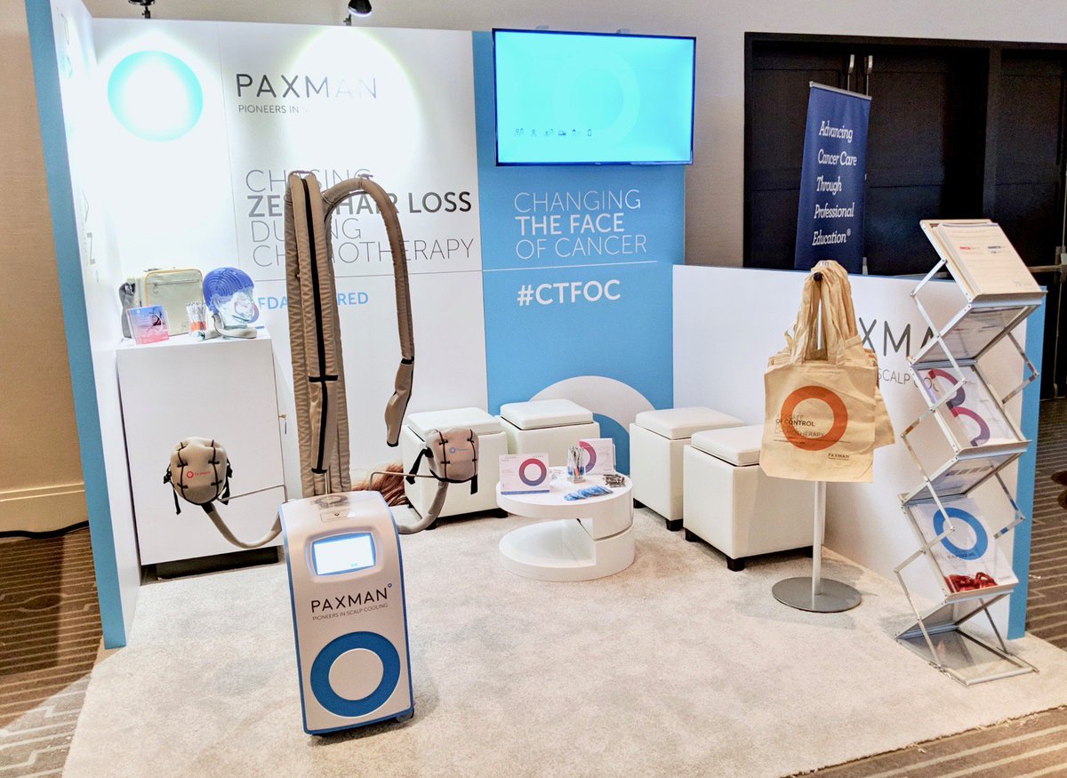 scalpcooling's tweet image. We are at #ASCO19 come and scalp cooling is firmly on the agenda. Meet @RichPaxman @curlypaxo @karinbuck at booth 23145 to find out how you can offer your patients a #degreeofcontrol with PAXMAN #scalpcooling #changingthefaceofcancer