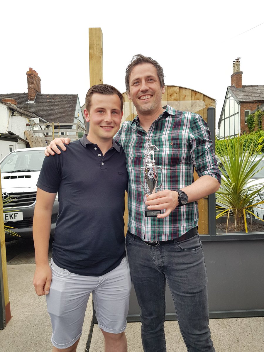 FaddileyFC's tweet image. The awards have taken place and the Player's Player of the Year is @WayneCapper4 with the trophy presented by @WillEmerton #topkeeper #safehands