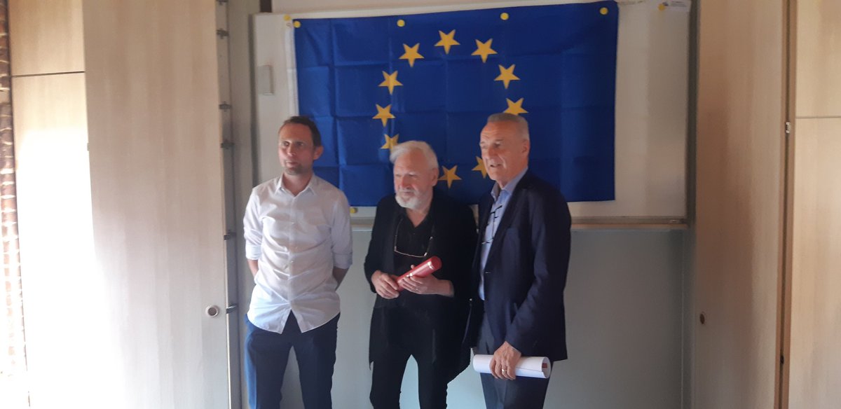 PJaspaert's tweet photo. @europanostra #EuropaNostra 
 #EuropaNostraBelgium 
The first regional ceremony for the #EuropeanHeritageAwards2019 was for VVIA @Industr_erfg_VL  A  great  ceremony honouring VVIA and @alinters for more than 40 years at the service of industrial heritage at #Herisemmolen https://t.co/Ua0rLUqVmk