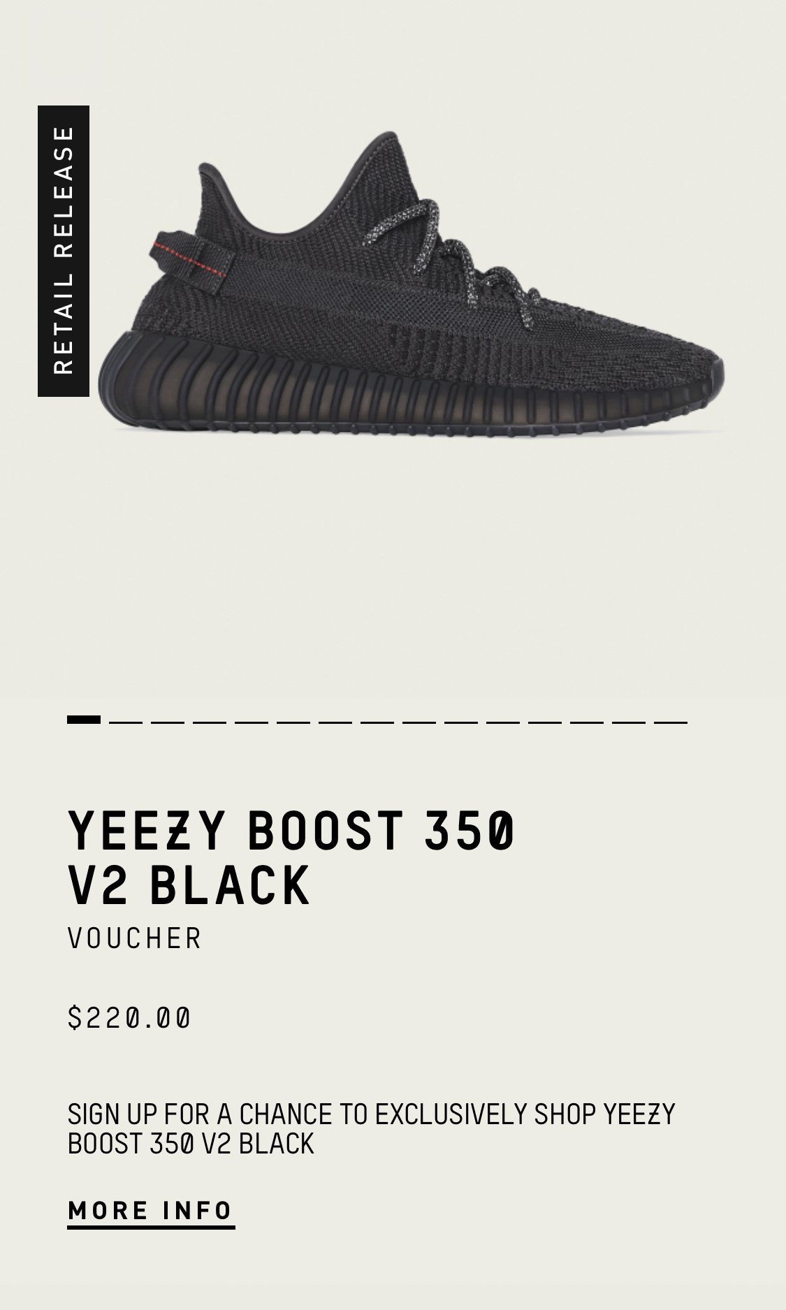 Uitgaand Rouwen Lengtegraad adidas alerts on Twitter: "Registration for the Black Yeezy Boost 350 V2 is  now available on the adidas app. Reservations for in-store pickup go live  Tuesday, June 4. GET THE APP https://t.co/zczOYXfGTo #
