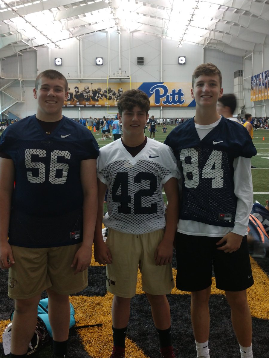 Randykeen10's tweet photo. Representing Stow at the Pitt Camp this year. Great job boys https://t.co/Njwg3JwMAO