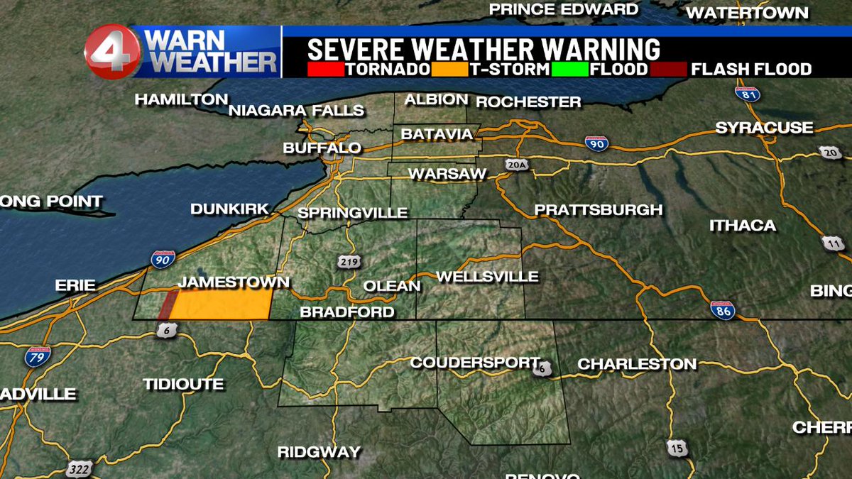 NWS has issued these alerts for our area. Latest on News4, #4WarnWeather App, and wivb.com.  RT
