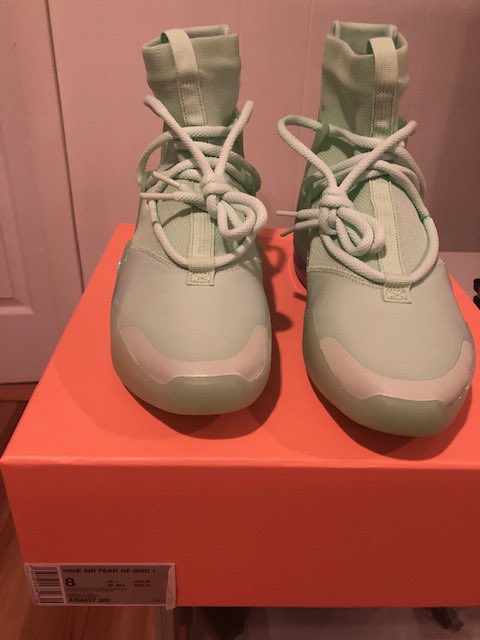 WickedHypeSquad's tweet photo. NIKE AIR FEAR OF GOD 1
Frozen Spruce
US 8
hit the DM for pricing 
Ready to ship,    R/T https://t.co/36ilvxLwkA