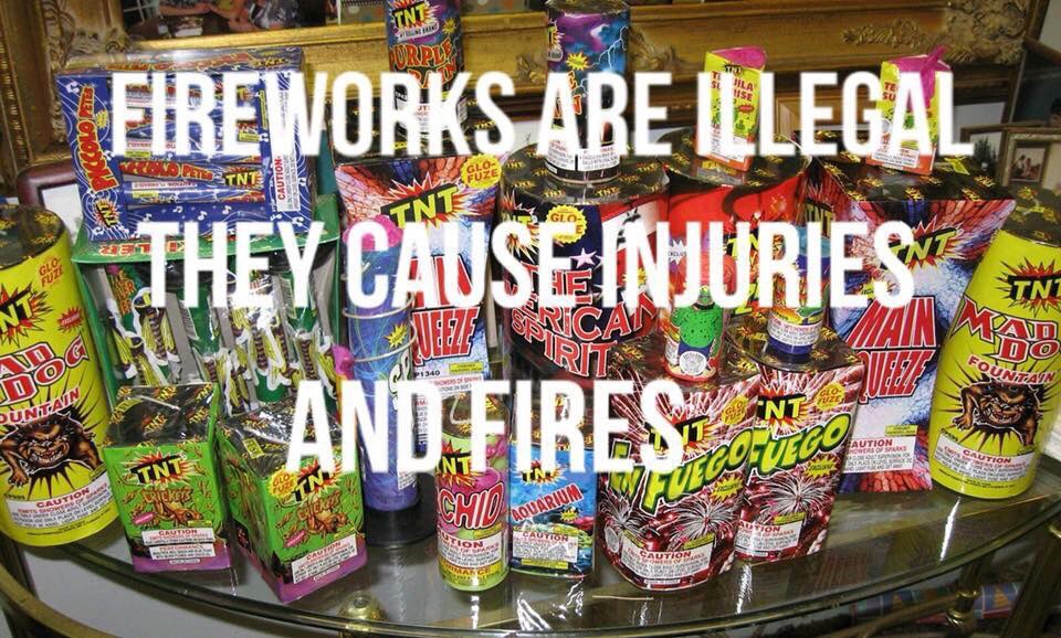When YOU choose to use illegal fireworks, YOU effect 100s of people.  YOU may think illegal fireworks are fun, patriotic, pretty, whatever.  The reality is that they are explosives and people don’t want explosives going off over their homes.  Be a better neighbor. <a href="/davideryu/">David E. Ryu</a>
