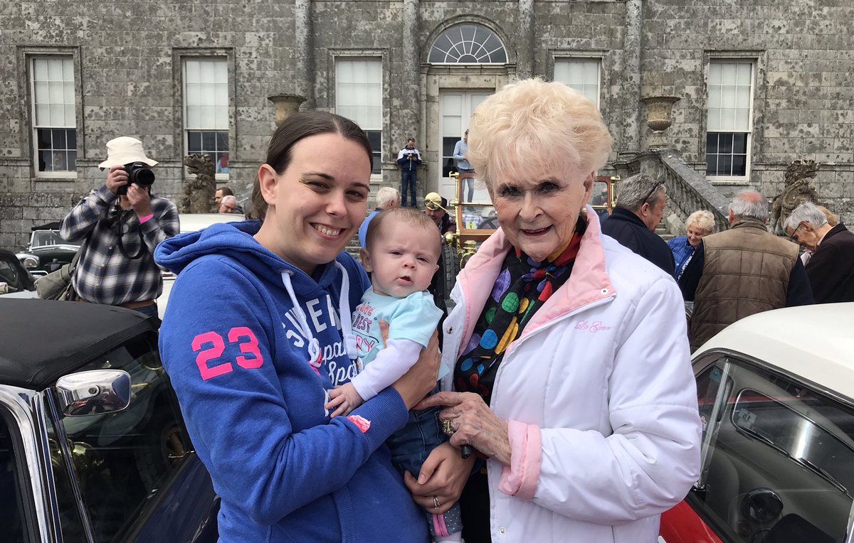 Little Sinéad met the lovely <a href="/Rosemary_Smith_/">Rosemary Smith</a> today on the Gordon Bennett Classic! #Legend