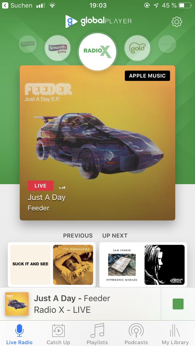 Chris__Winter's tweet image. Tuuuuune! #justaday #feeder @RadioX