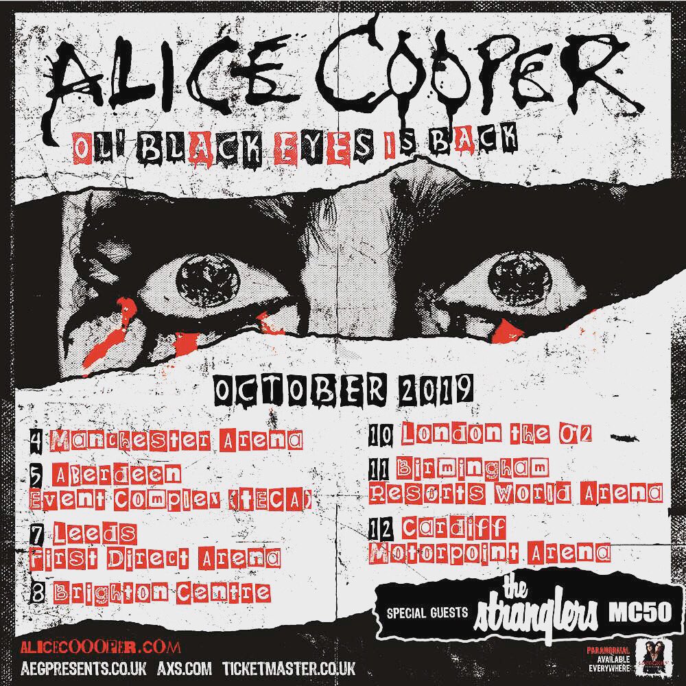 jackfband's tweet image. 🦇⚡️Buzzing to announce the first of our NEC supports, playing with Mr @alicecooper at @RW__Arena along with The Stranglers on 11th October!⚡️🦇 #jackfletcherband #alicecooper #resortsworldarena