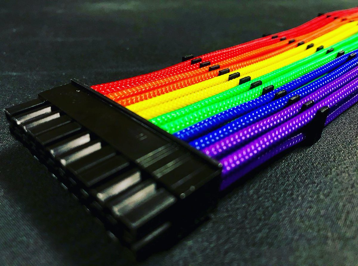 ModMyMods's tweet photo. Check out our limited edition PRIDE 24-pin on the site by typing ds-pride in the search bar
#SingleSleeve #SingleSleeve #Rainbow #tastetherainbow #lbgtq #pridemonth #equalrights #prettycolors #CustomCables #DarksideComputerModding #PSUExtension #PSUCables https://t.co/e8ms3FV2CJ