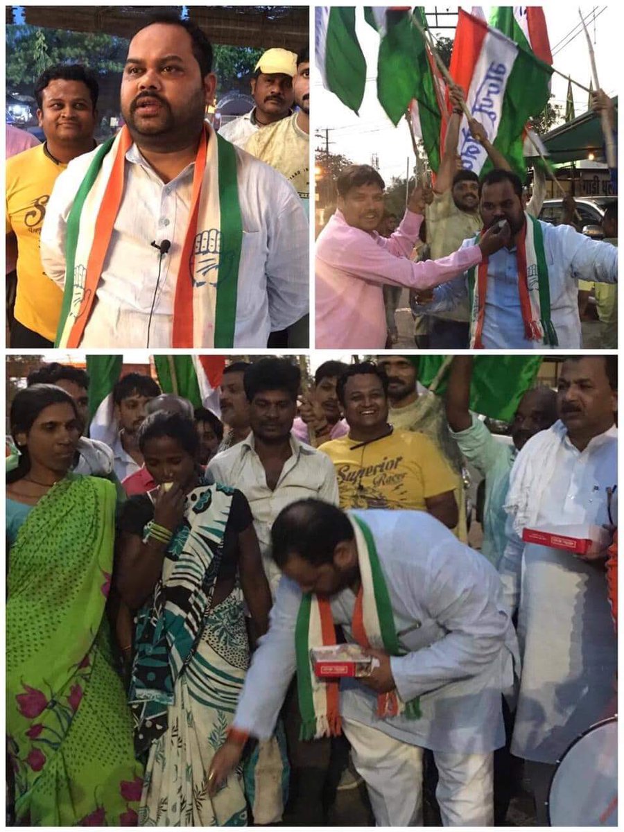 gajjusonkar's tweet photo. 🙏🙏अखिल भारतीय कांग्रेस कमेटी चेयर पर्सन श्रीमती सोनिया गांधी जी को आज सर्व सम्मति से संसदीय दल का नेता चुना गया.इस अवसर पर पूर्व विधालसभा क्षेत्र के कांग्रेस नेता गजेंद्र सोनकर गज्जू जी के नेत्तव मे सैकड़ों कांग्रेस जनों ने आतिशबाज़ी ढोल बाजे के साथ नागरिकों को मिठाई खिलाई https://t.co/rxb4lGGZl2