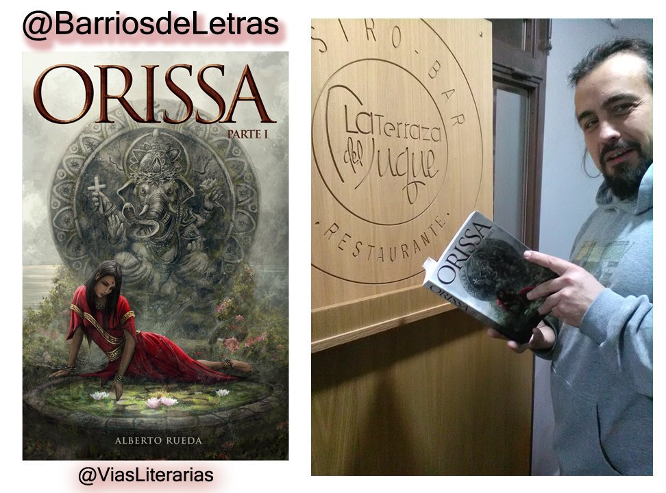 CalzadasdLetras's tweet photo. Ven al gastro bar restaurante La Terraza del Duque @TerrazadelDuque, en #Valdemoro, y disfruta de la mejor comida leyendo Orissa de @Alberto__Rueda @ViasLiterarias de @BarriosdeLetras https://t.co/HA5cdcEFd8