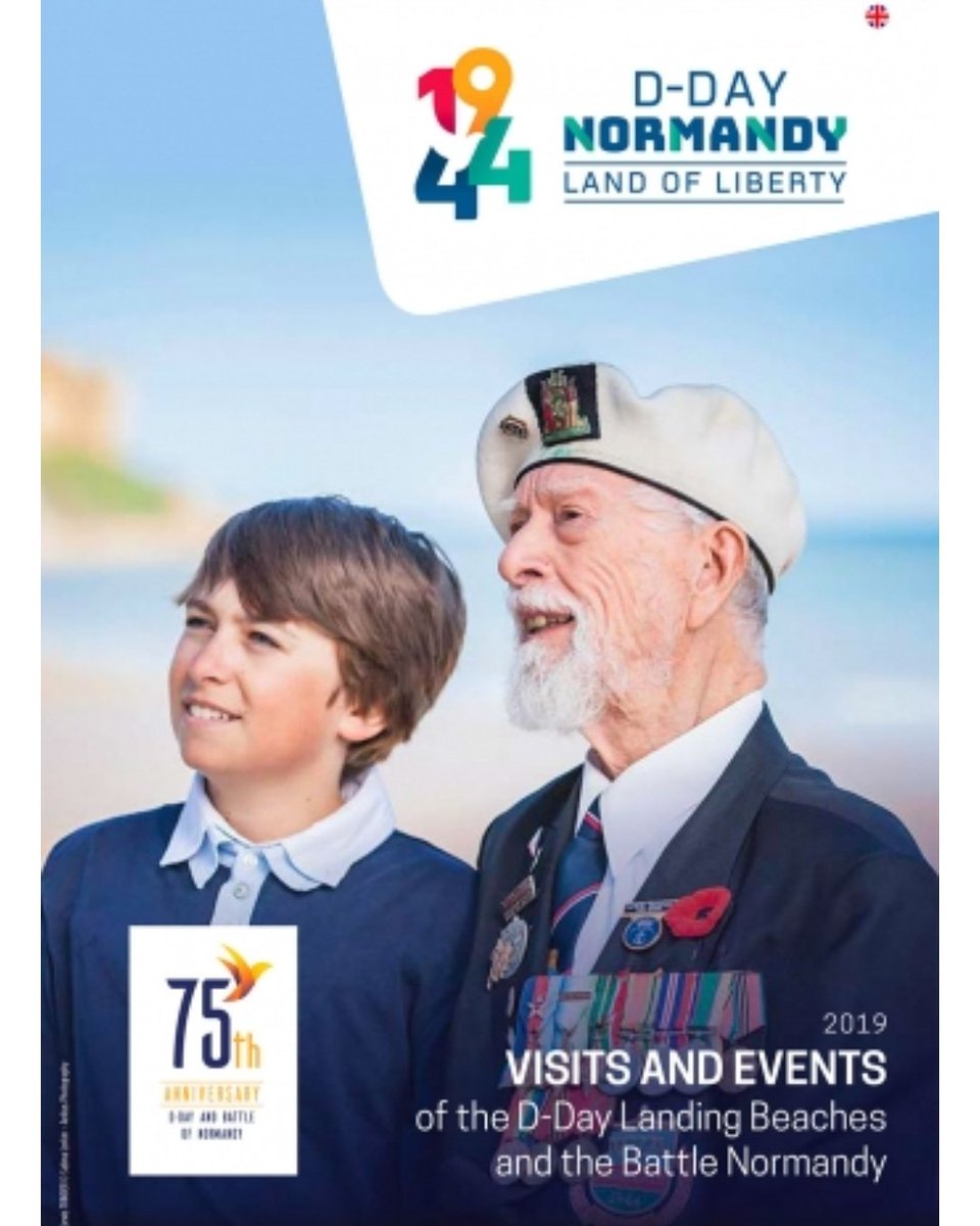 anibasPhoto's tweet photo. 🇨🇵 Guide d'événements #DDay disponible maintenant dans les Offices de Tourisme en #Normandie, avec ma photo sur la couverture de mon fils avec le charmant vétéran #LewisTrinder 😊
#NormandyNow
#Travel #france #Arromanches #LandingBeaches #WWII #OperationOverlord #JourJ75 https://t.co/OvTNcyzlxx