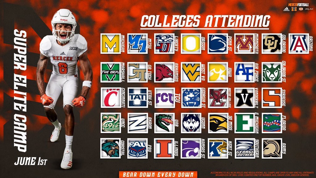 ward_zay's tweet photo. Just had a great workout at Mercer @GACAFootball @RecruitGeorgia  @247Sports https://t.co/yKYLlkwopf