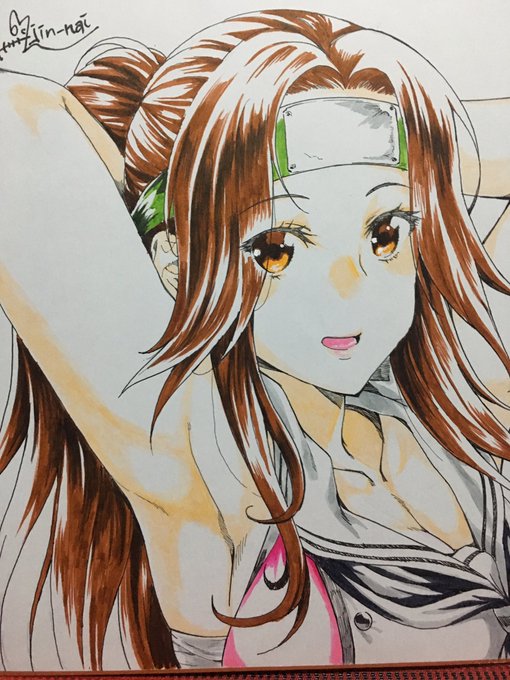 かわさき造船これくしょん用色紙4枚目、神通 