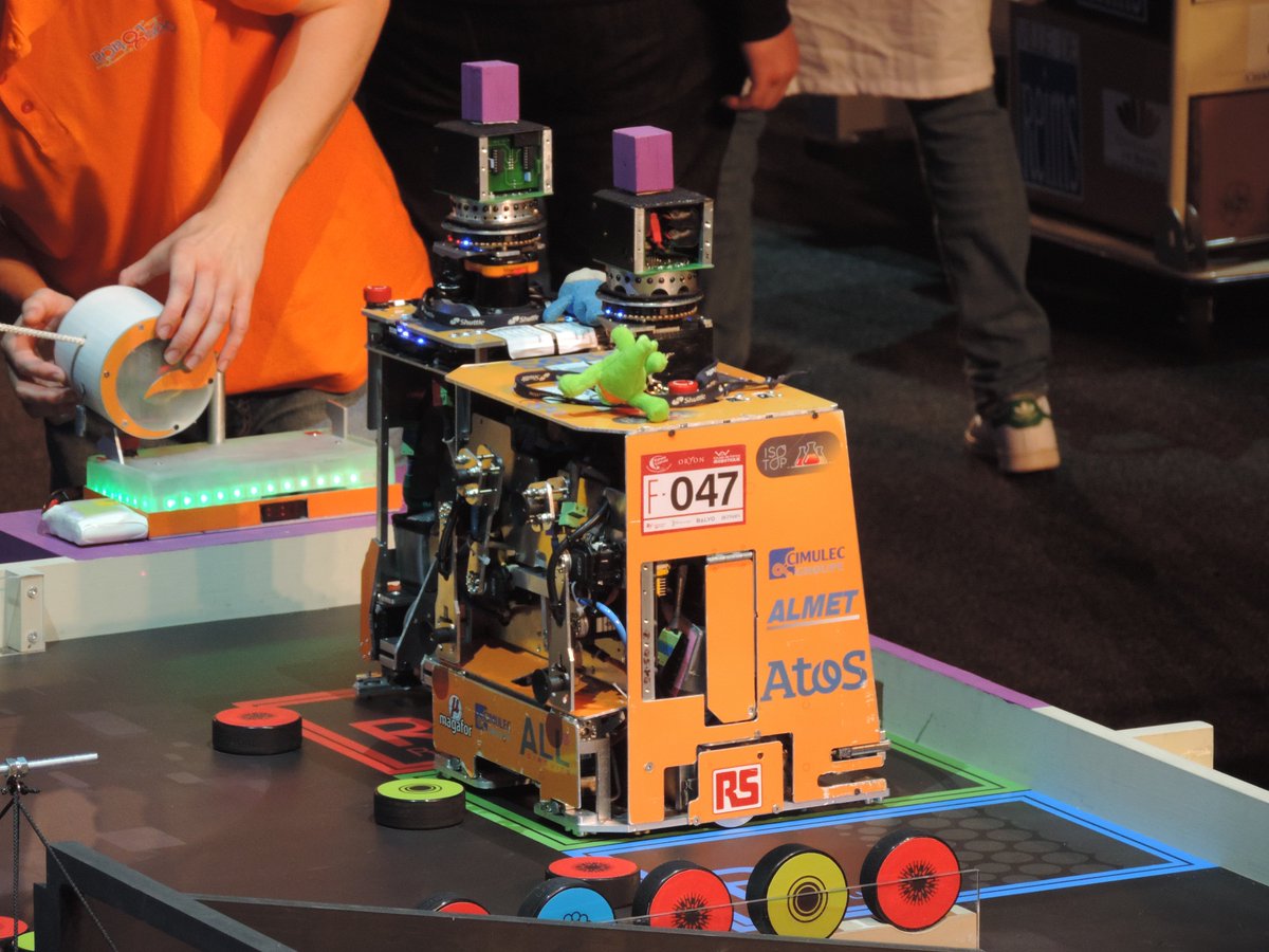 3ème à la Coupe de France de Robotique 2019 🥳
Merci à tous nos sponsors pour leur soutien !
#CDR2019 ~PG
<a href="/Atos/">Atos</a> @AllCircuits @Almet <a href="/RSComponents/">RS Components</a> <a href="/BecotSAS/">Bécot</a> <a href="/celeonet/">Celeonet • Cloud & Serveurs Infogérés</a> <a href="/Magafor1/">MAGAFOR Outillage</a> <a href="/triumpower/">triumpower</a> <a href="/WurthElectronic/">Wurth Elektronik</a>