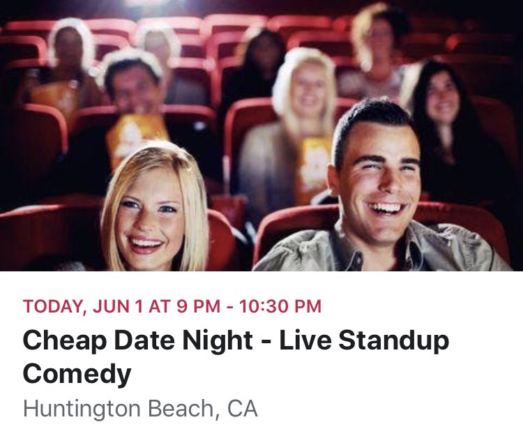 AmazingComedyOC's tweet photo. Tonight 9pm. Get tickets —> https://t.co/EZTtMujLkL #HuntingtonBeach #standup #comedy #orangecounty https://t.co/iyPmrlJyC1