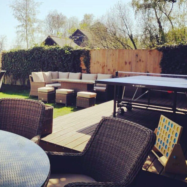 The_Cock_Horse's tweet photo. Our garden games and table tennis are out and ready to enjoy this summer! #thecockhorseinn #lavenham #suffolk #garden #summer #cocktails #games #family #familytime #weekend https://t.co/xbNVuhx5hE