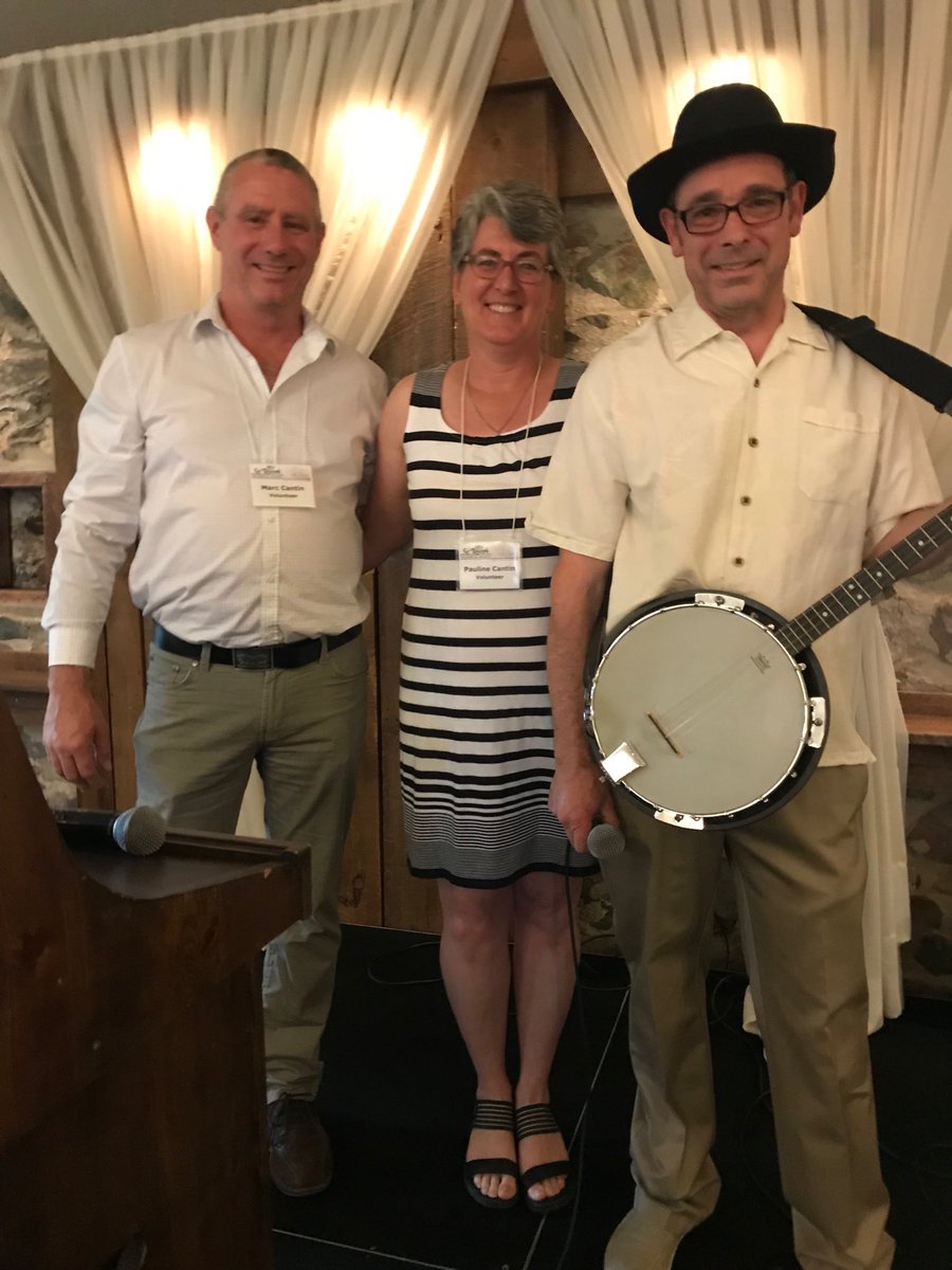 Ontario Heritage Conference Hessenland. Marc and Pauline Cantin read from the play “Narcisse”. Well done with the French accents!