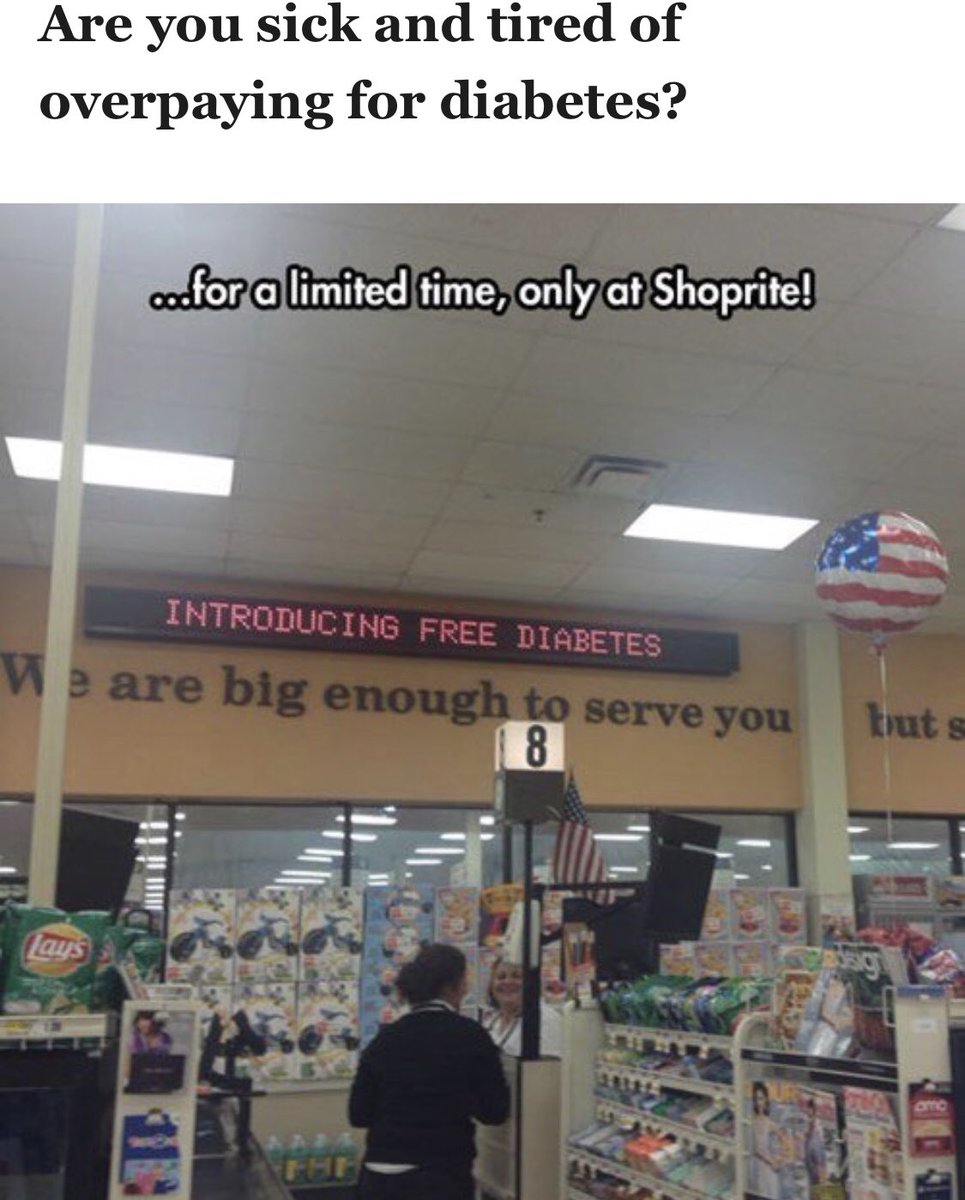 MrTlibrarian's tweet photo. I’m good thanks. 
#diabetes 
#diabeticprobz
#alreadyhaveit https://t.co/IVEk16bmrF