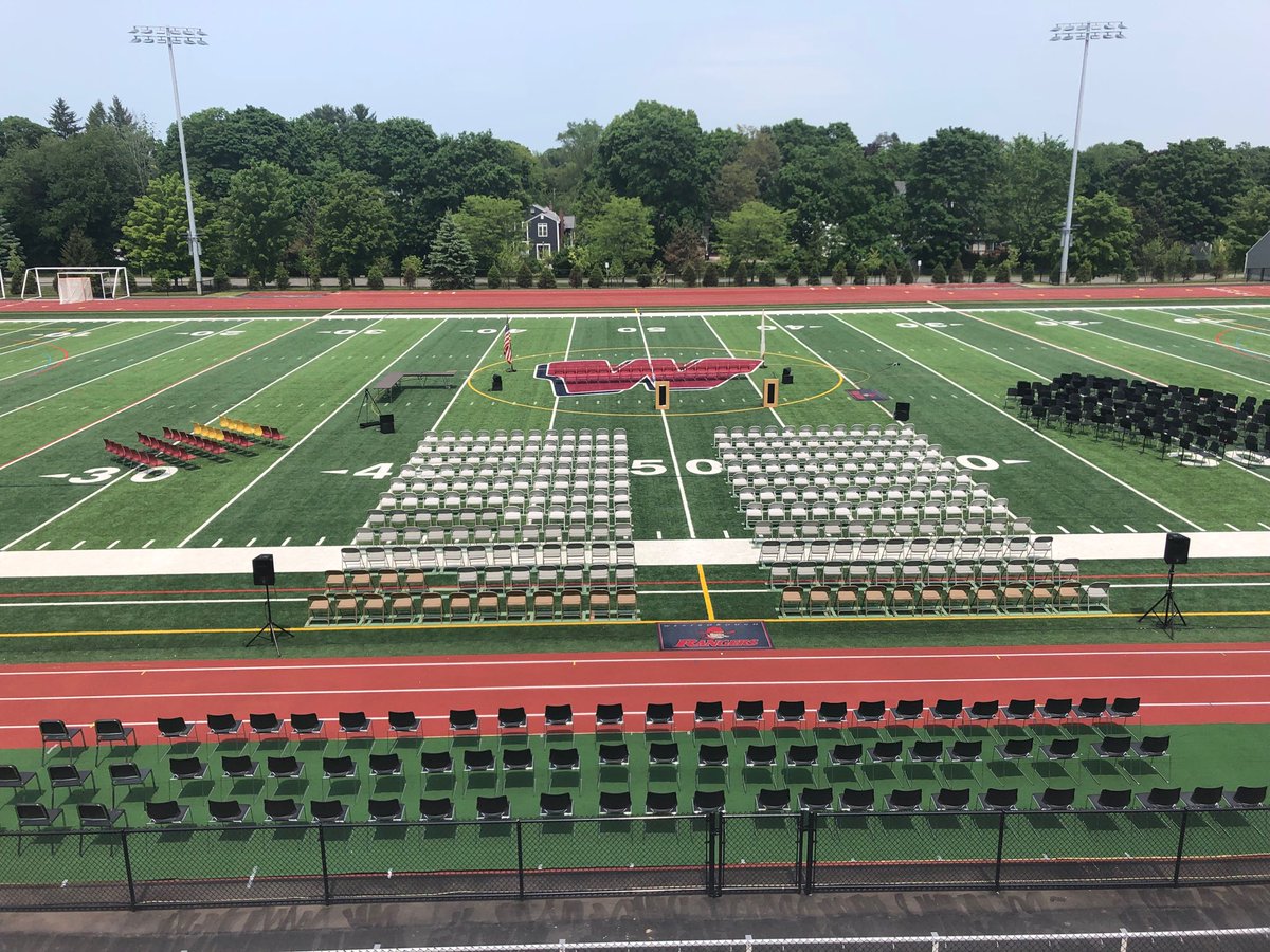 WHS is ready for the Graduation Ceremony for the incredible Class of 2019... all we need are the students, families, and community members. ⁦<a href="/WestboroughK12/">Westborough Schools</a>⁩ ⁦<a href="/WestboroRangers/">WHS Rangers</a>⁩ ⁦<a href="/WboroFineArts/">Wboro K-12 Fine Arts</a>⁩