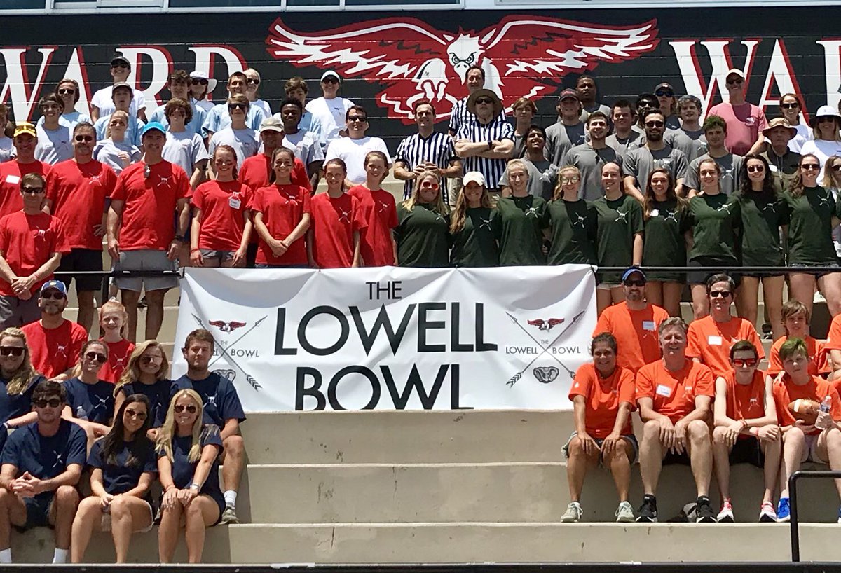 CFreer1994's tweet photo. Honored to host the 1st annual #LowellBowl @WoodwardAcademy today w/ many former @WAAcademyFB &amp; @WAWarEagles &amp; @WAalumni here to celebrate Lowell and play some flag football to benefit financial aid through @TheWoodwardFund @WAPresident #WoodwardGrateful #WoodwardWay https://t.co/VEpJhn489b