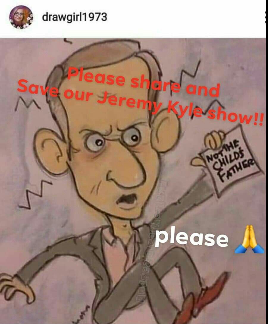 I miss the Jeremy Kyle show 😥 please share my drawing of him if you would like to see it back on air 🙏🙏😘 #thejeremykyleshow  #jeremykyle #bringjeremykyleback #caricature