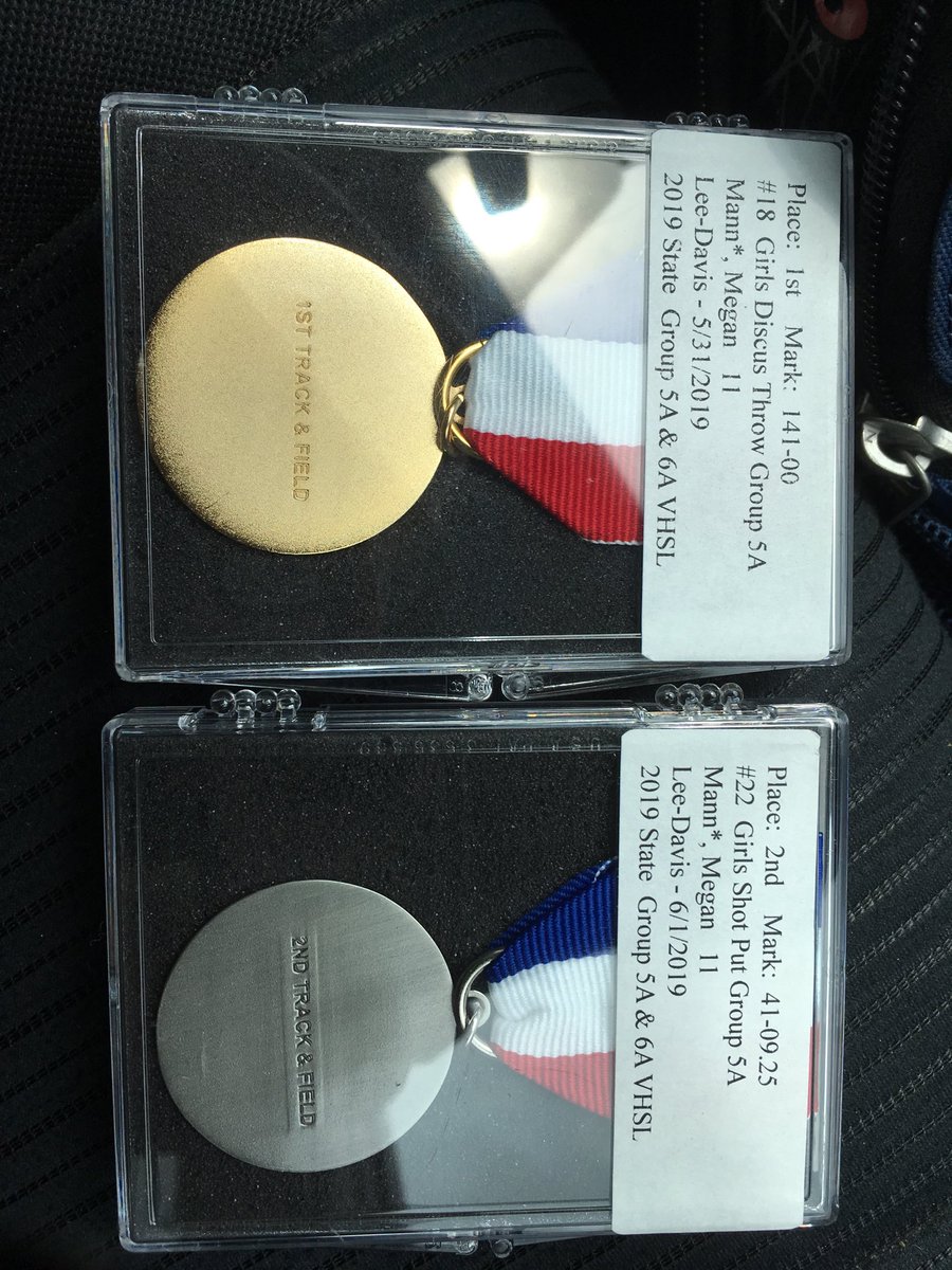⁦<a href="/Lizmann302/">Megan Mann</a>⁩ 5A State 1st place #disc &amp; Runner Up #shot in the rain, what an outstanding weekend!  ⁦<a href="/milesplit/">MileSplit US</a>⁩ ⁦@milestatdotcom⁩ ⁦@theleedavisway⁩ ⁦@LDHSAthletics⁩ ⁦<a href="/hanoversports/">HanoverSports (from RVA Sports Network)</a>⁩ ⁦<a href="/nationalthrows/">National Throws</a>⁩ ⁦<a href="/usatf/">USATF</a>⁩ ⁦<a href="/Andy_Ordaz62/">Andy Ordaz</a>⁩