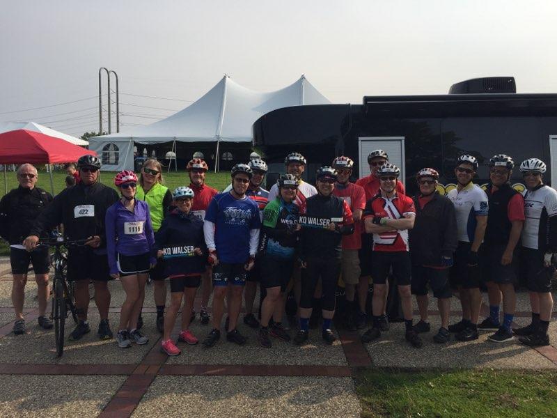 BBlaw's tweet photo. The team @KQRadio @WalserAutoGroup @DougSprinthall @TourdeCureMN #goredrider https://t.co/1M84YPpd9d