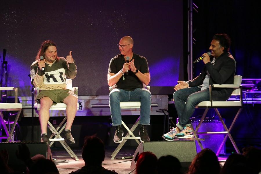 What a great first day! Here <a href="/gerardway/">Gerard Way</a> of <a href="/MCRofficial/">My Chemical Romance</a> discusses how pain can be an unhealthy addition artists feel is necessary to create art. Bottom line: they're wrong. Limited tickets for today's SELF/SEX and BRAVE showcases avail here: bit.ly/2HA5xue