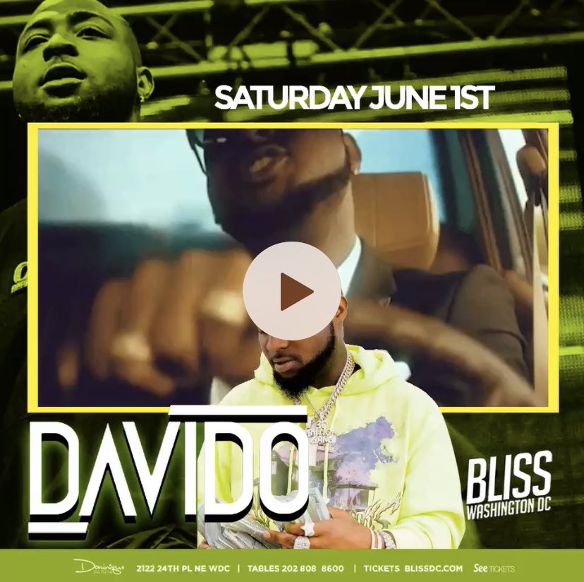 litkaraokee's tweet photo. #ForTheCulture 🔮
Davido Performing Live 🔥🇳🇬
@ Bliss Dc. ToNight 📍📍
18+| College IDs accepted ✅
Gemini ♊️ Bday Bash 🍾🍾
Tics @ https://t.co/WGHGWsbAP4 or text 
Davido to 240.838.6397 for tics 
@Swagvill x @nsexcelling #Nsexcelling  🇳🇬🎥 https://t.co/l5o4aXkCYy