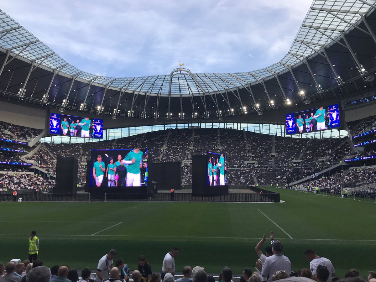chilly_spurs's tweet photo. My view for the game 🙌🏻 #Block111 #nervous #UCL #TOTLIV #COYS #SpursNewStadium https://t.co/cBBywOtLM3