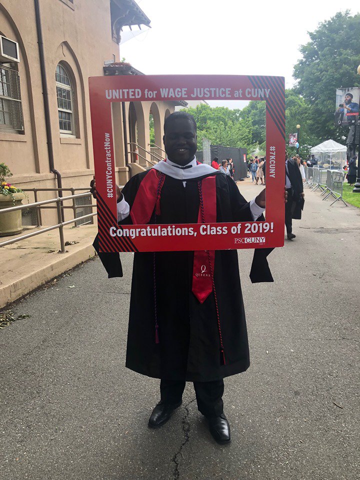 psc_qc's tweet photo. More from Graduation @QC_News @PSC_CUNY @ChancellorCUNY #CUNYContractNow #7KCUNY. https://t.co/ORsBFKExwg