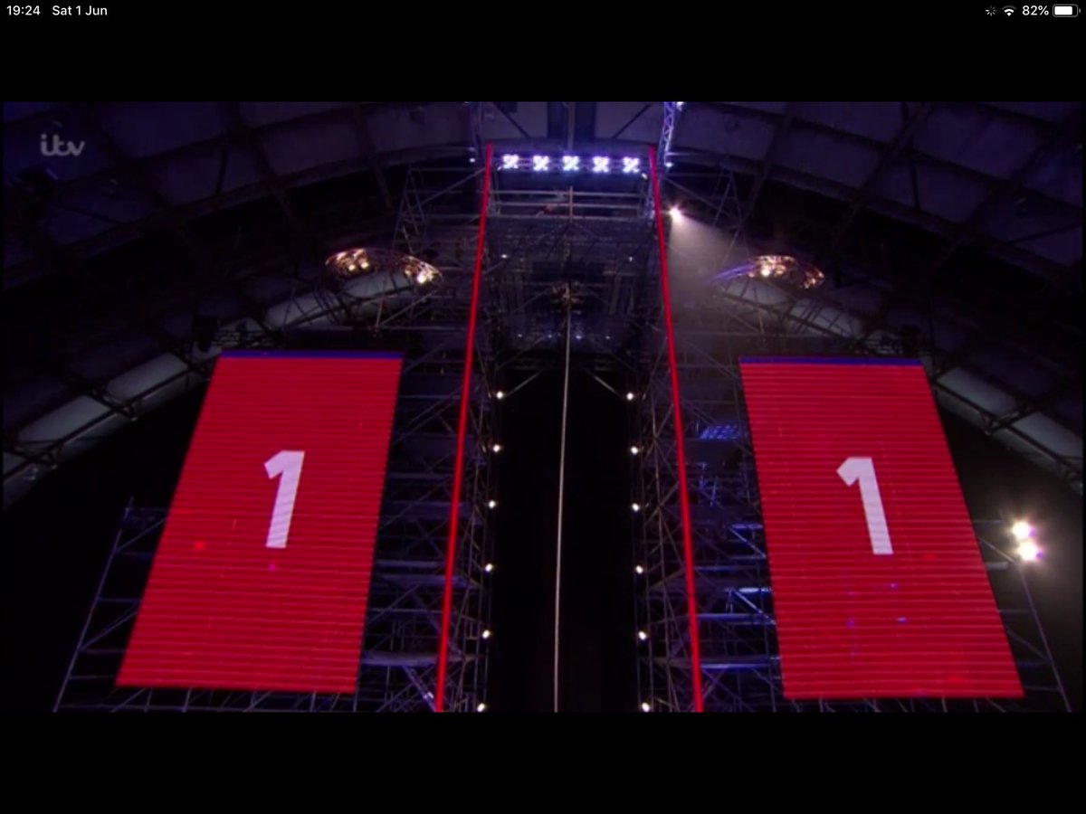 KDCunliffe's tweet photo. That was ridiculous. It was truly incredible nerve wracking television. 😀

#NinjaWarriorUK 
#ninjawarrior
#timchampion https://t.co/QAj0J6bBFH