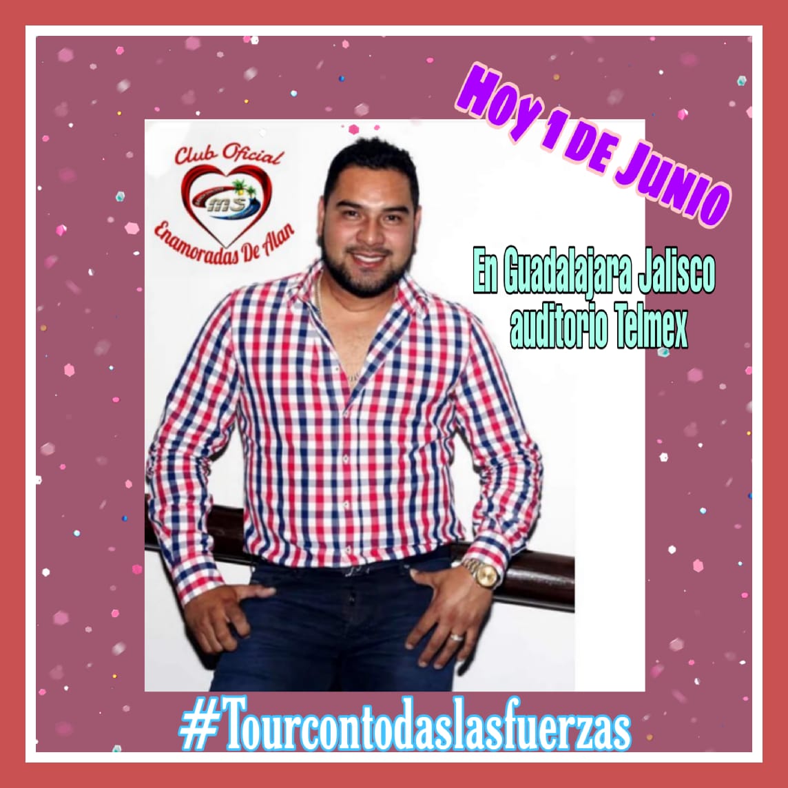 GutierrezCathii's tweet photo. Hoy 1 de Junio
@Banda_Ms en 
Guadalajara Jalisco
Auditorio Telmex
@enamoradasdalan
@Alan_Ms11
@karlitaaranda
@guadalupmg
@CarlosChollet https://t.co/QYv1APXaim