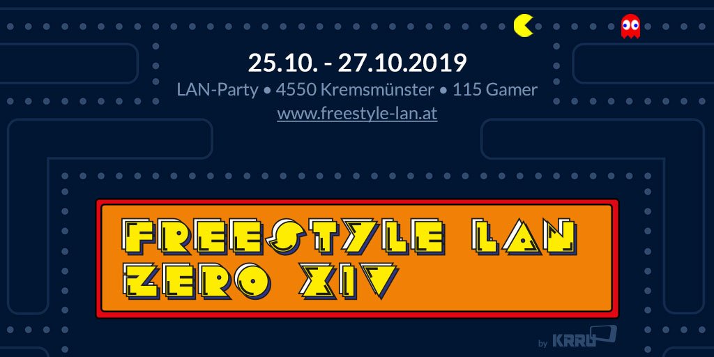 KRRUat's tweet photo. Wir dürfen euch mit Freude den offiziellen Launch der Freestyle-LAN Zero XIV von 25. - 27.10.2019 in Kremsmünster ankündigen. Weitere Infos: https://t.co/InNDbg61Jn 

#KRRUat #eSports #eSportAustria #LANparty #Austria https://t.co/GDfRHVwPng