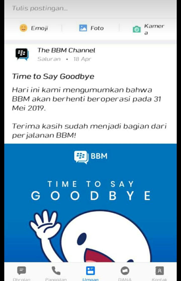 AgungRichMoney's tweet photo. Good Bye BBM. Terima kasih sudah menghasilkan Beratus-ratus juta bagi kami. Pembaca buku #TembusOmset100JutaModalBlackberry 

#GoodByeBBM https://t.co/ReSkp3Y7rn