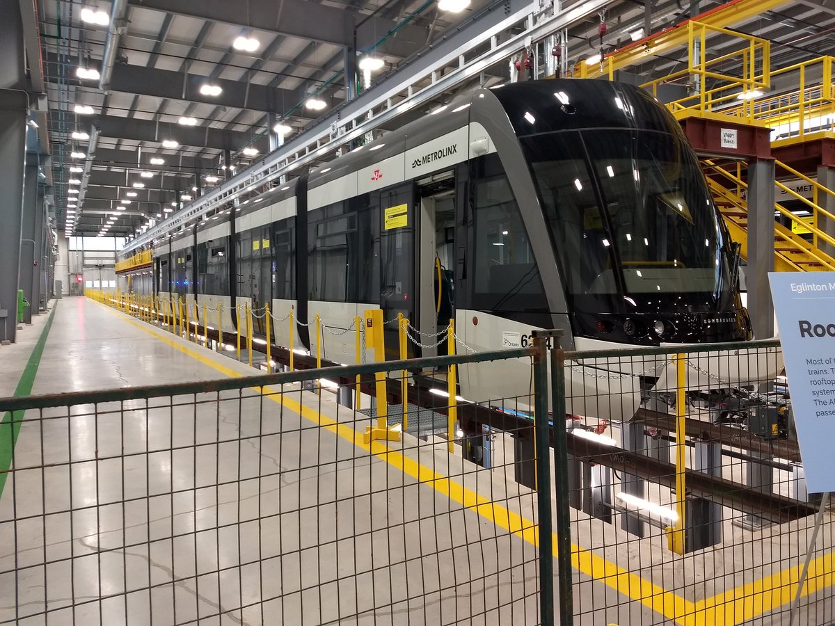 jmsker's tweet photo. Look at what's waiting inside @CrosstownTO #EMSF @Doors_OpenTO today! @crosslinx #transit #Toronto #LRT @shebuildscities https://t.co/U0ydkL1ret