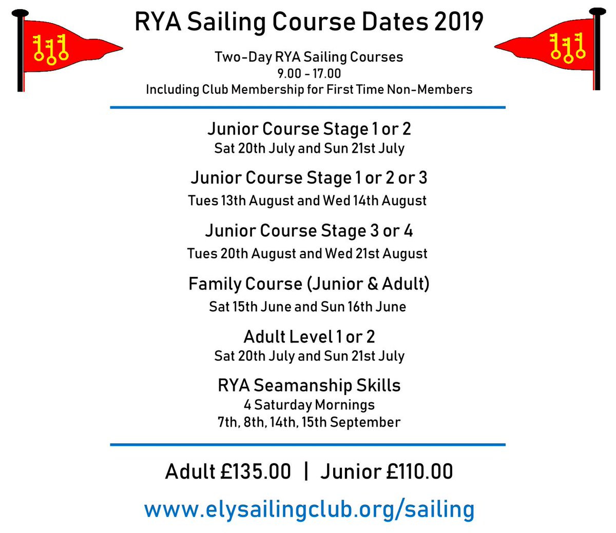We have some spaces remaining on our course offering for the season. Ever wanted to learn to sail or have in the past but feel rusty? This is your opportunity to learn in a safe, supportive and fun environment! Courses are available for adults and cadets at reasonable prices.