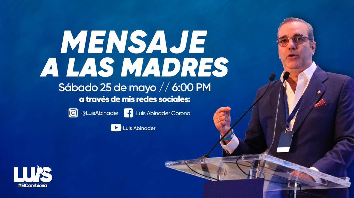 Luis Abinader tweet media